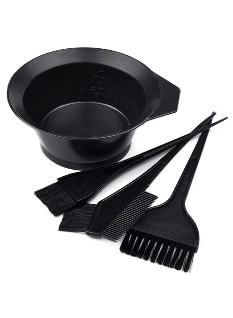 Yuwell 4 PCS Hair Dye Brush and Bowl Set, Professional Hair Coloring Kit with Mixing Bowl, Tint Brush and Comb, DIY Salon Hair Dye Applicator Tools for Men and Women - Image 3